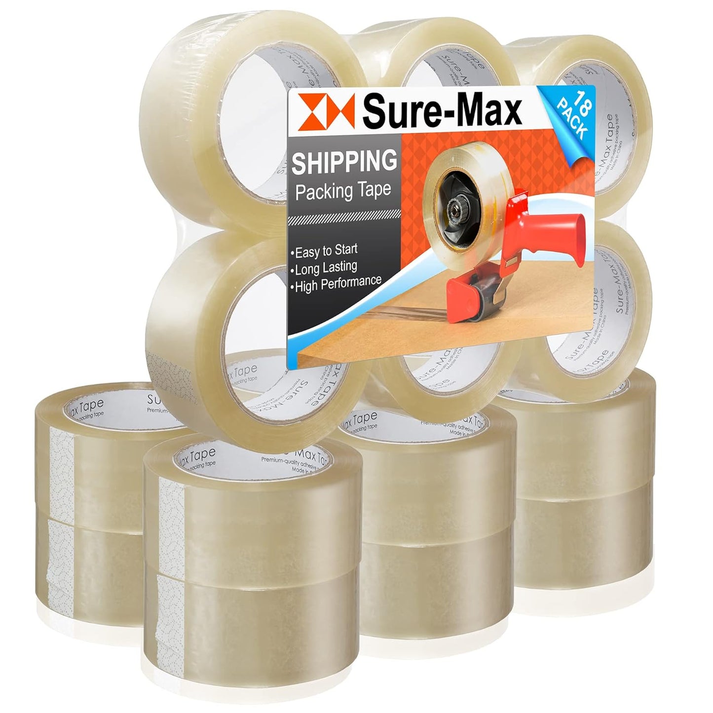 Sure-Max Premium Carton Packing Tape for All Your Needs