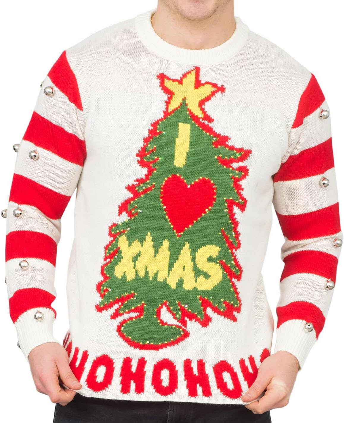 I Love Xmas LED Light Up Sweater