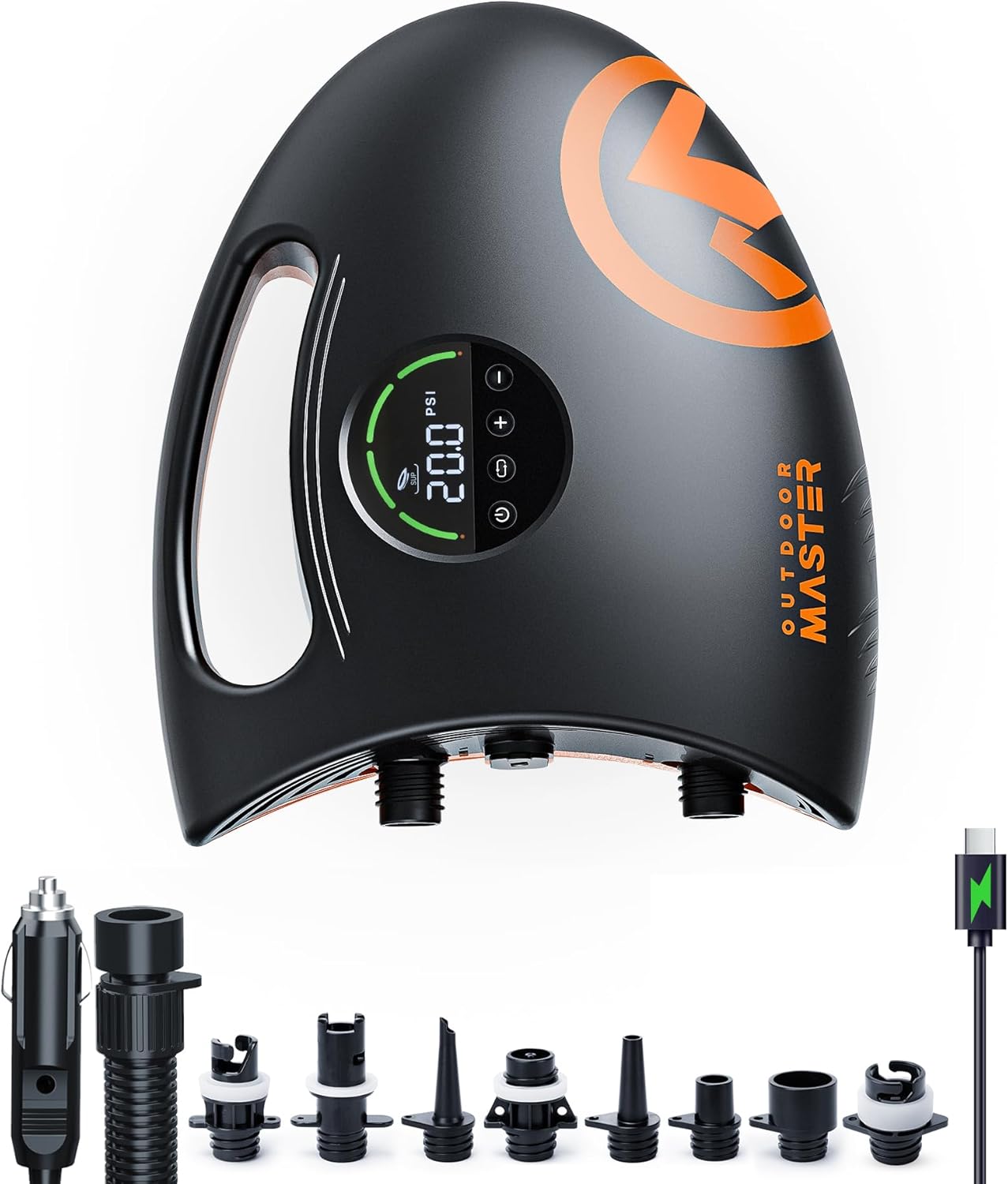 OutdoorMaster Shark 2S Electric Paddle Board Pump for SUPs
