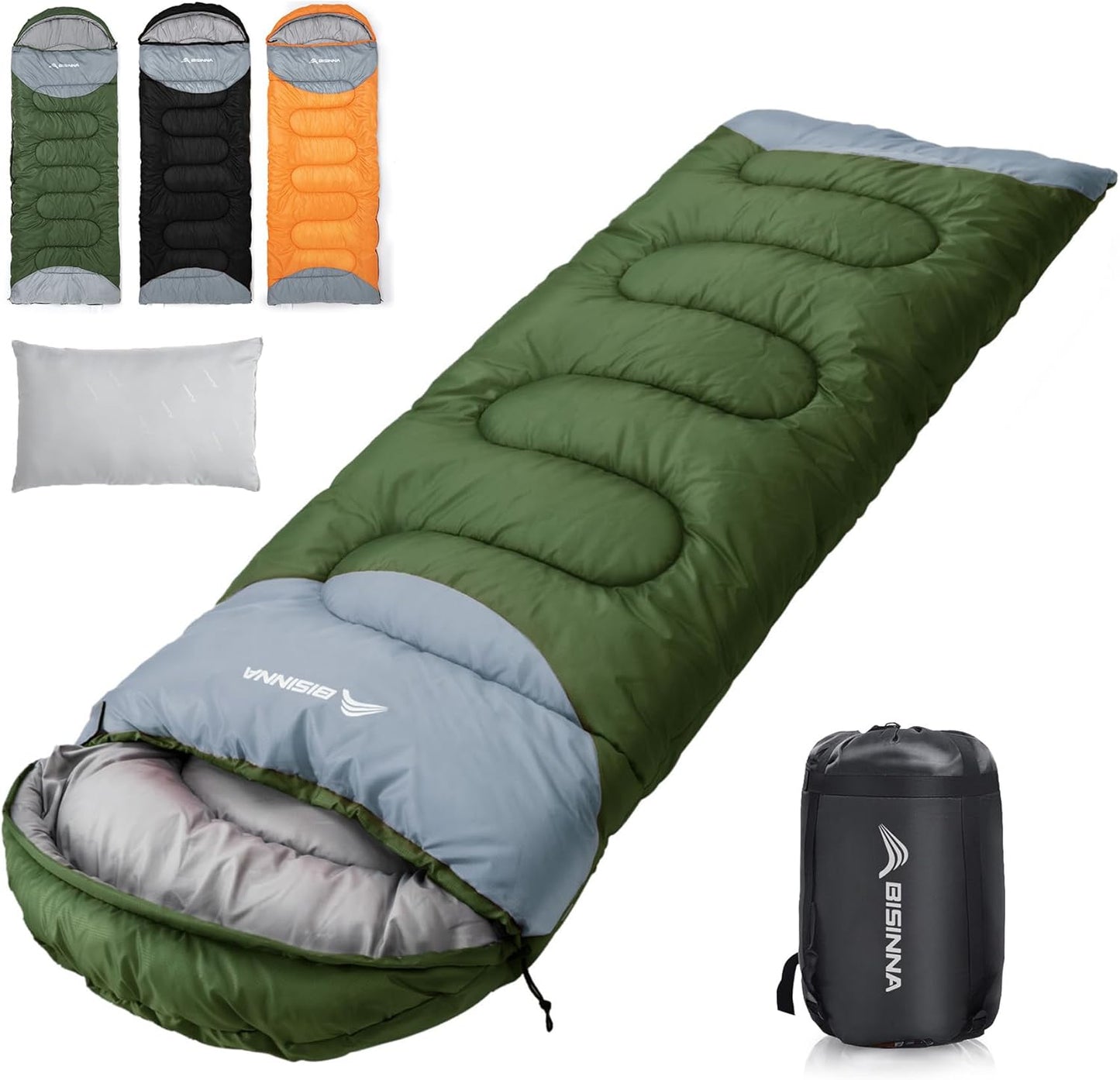BISINNA 0 Degree Winter Sleeping Bags for Cold Weather Camping