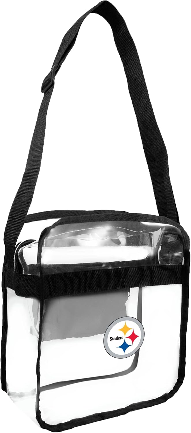 NFL Clear Carryall Crossbody Bag for Game Day Essentials