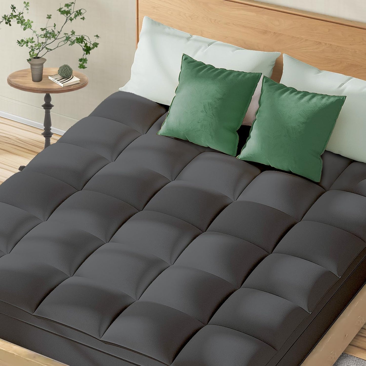 Queen Mattress Topper for Back Pain Relief and Comfort