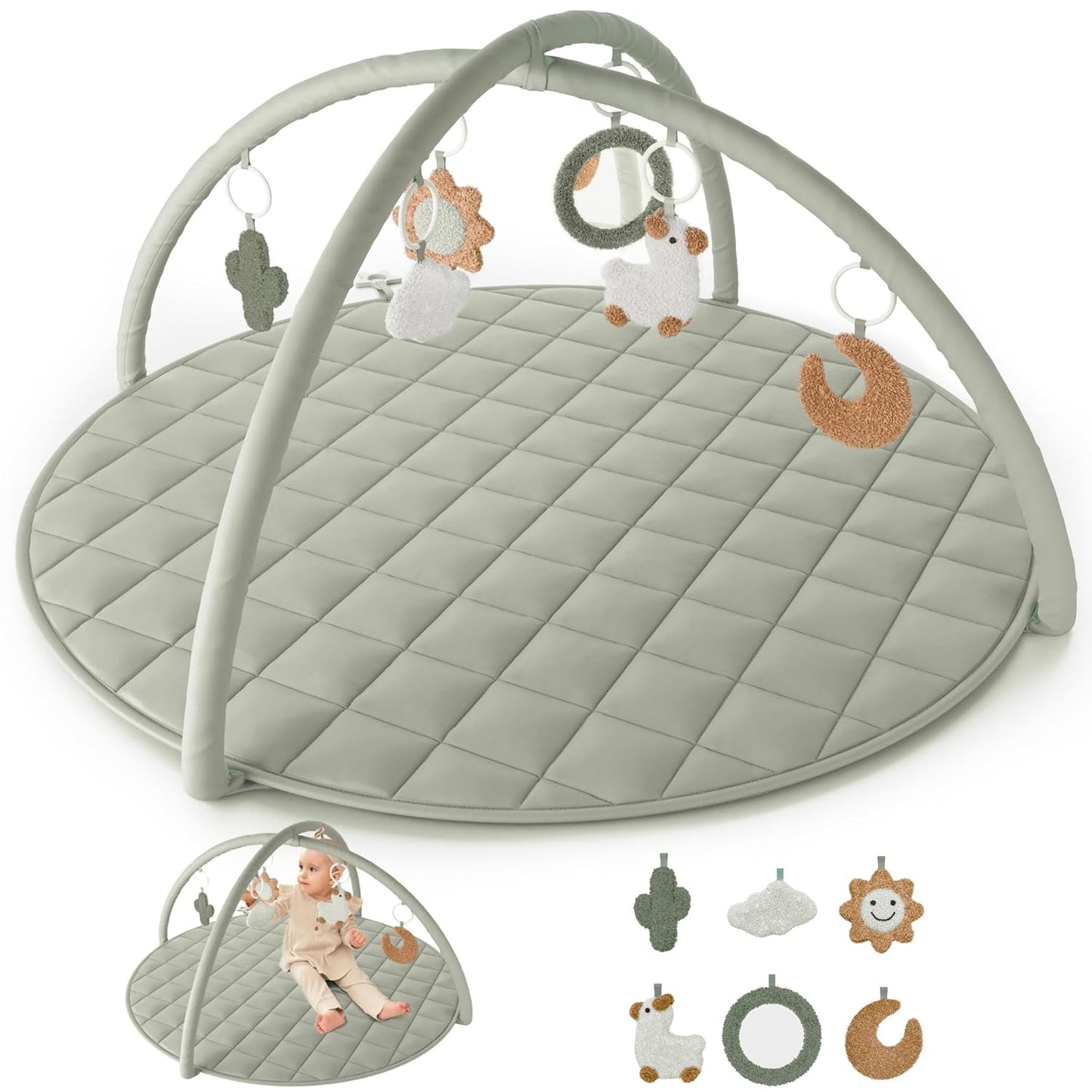 Soft Cotton Baby Play Gym - Perfect Activity Area