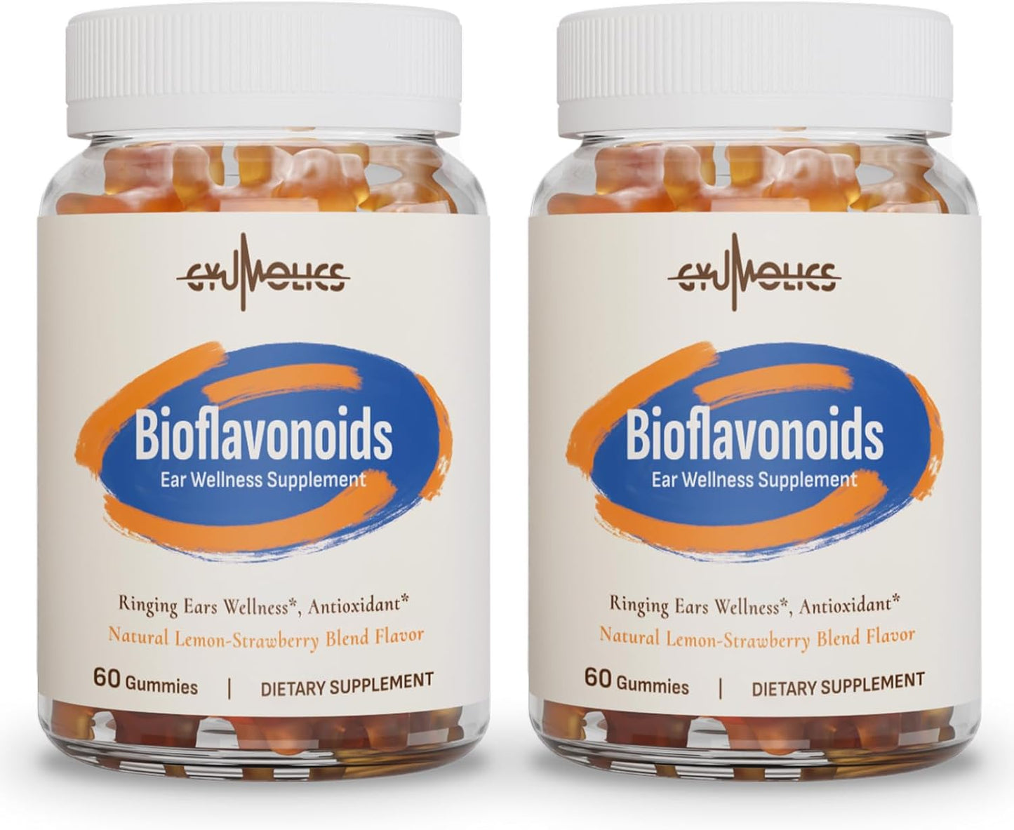 Flavonoid Supplement Gummies 3000mg for Ear Wellness & Circulation