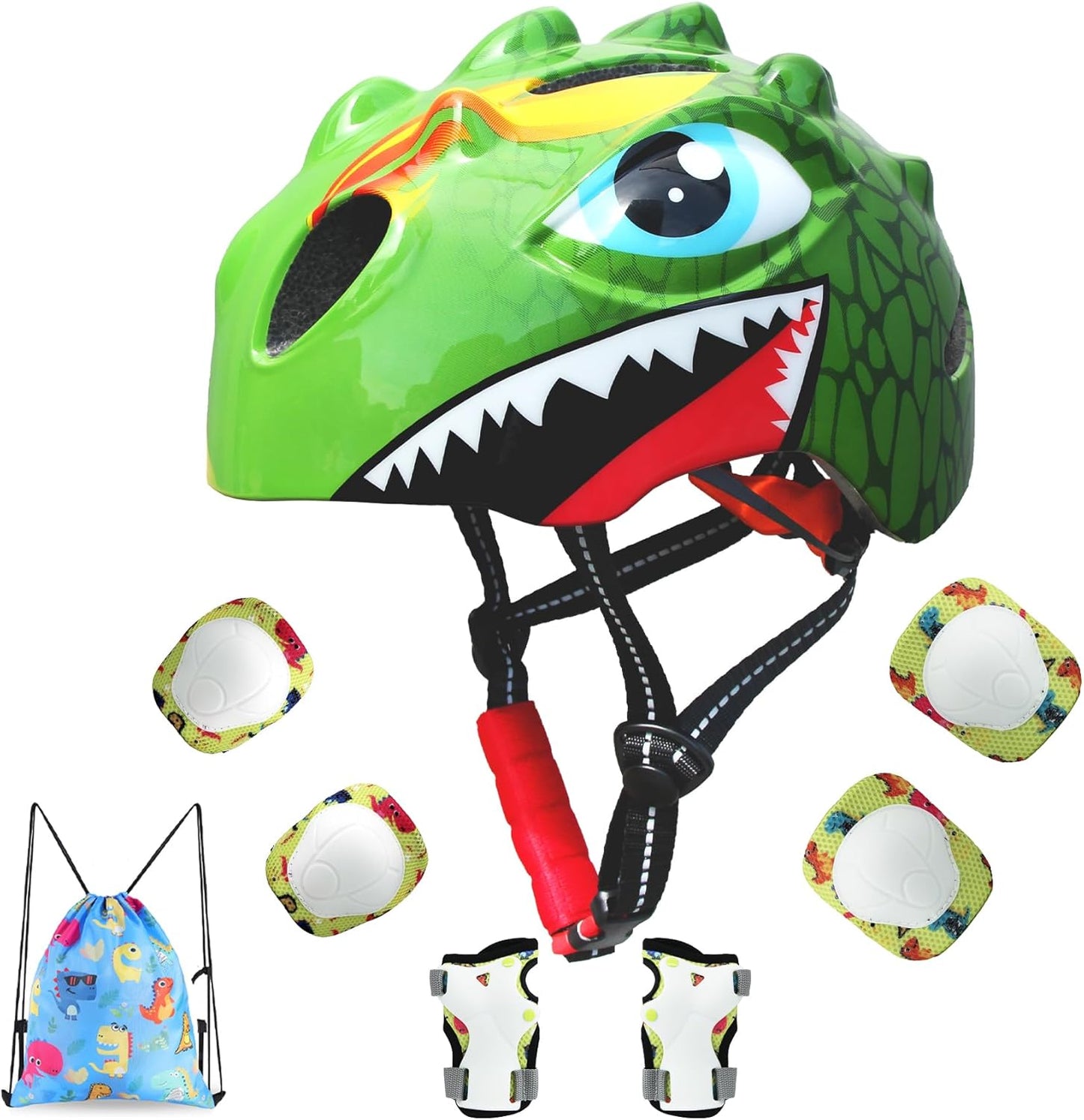 3D Dinosaur Toddler Helmet - Safety Certified Gear Set for Girls | Gingili Life
