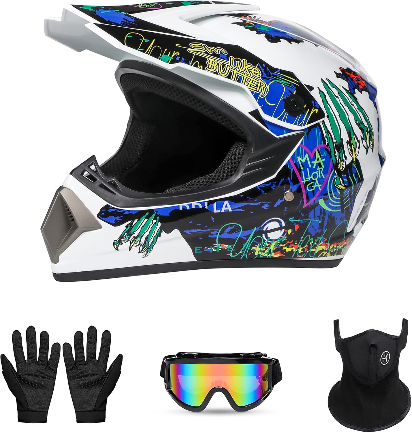 Motorcross Helmet for Youth - Safe, Lightweight, and Stylish