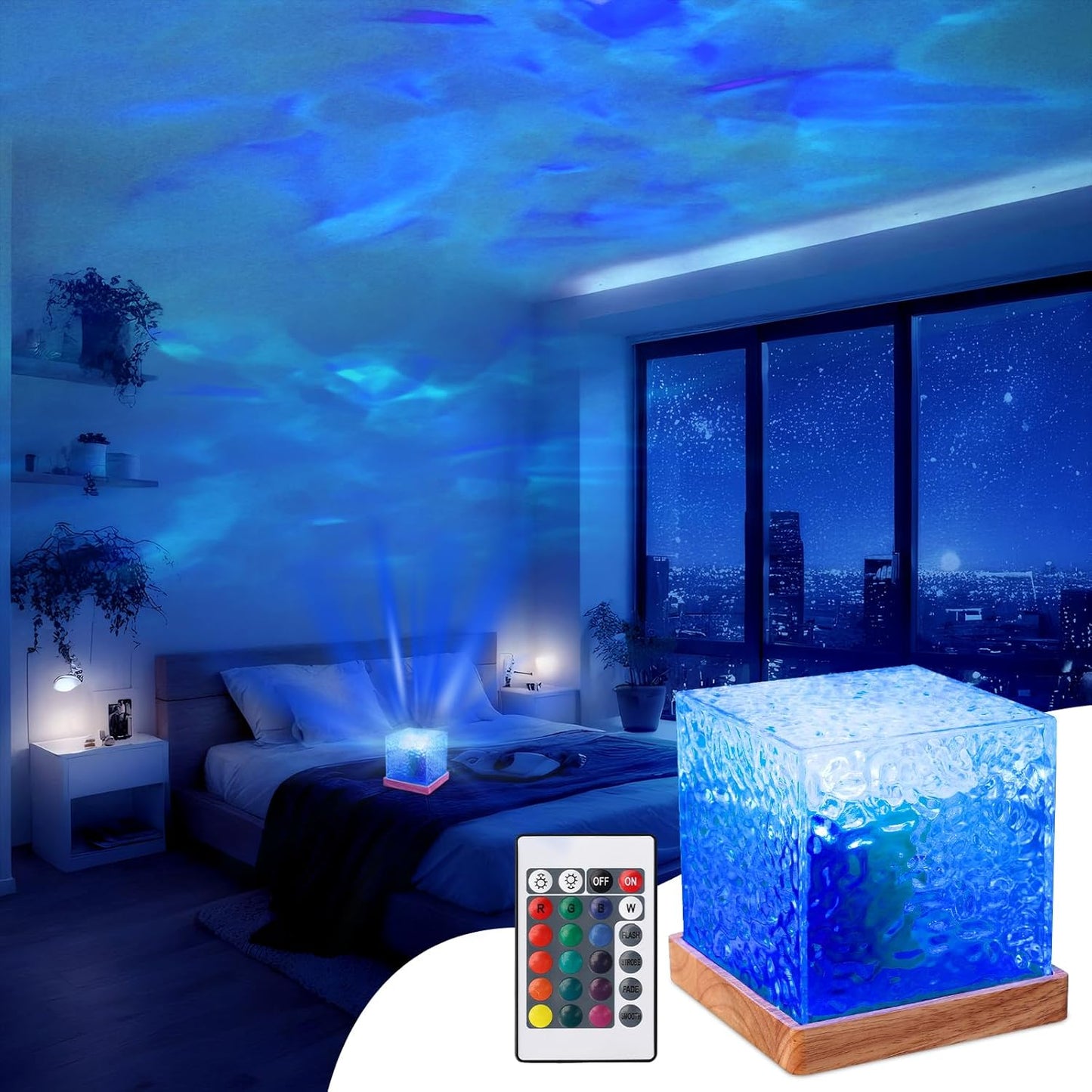Color Changing Ocean Wave Aurora Lamp