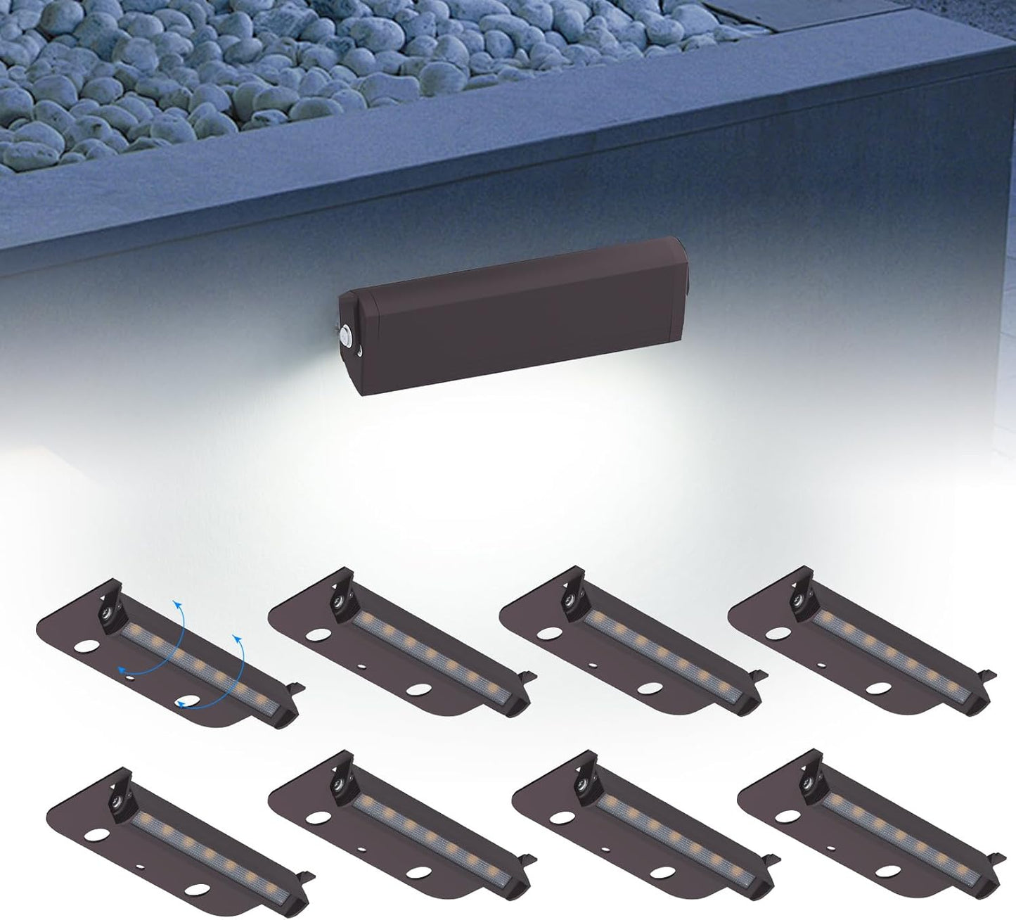 4in LED Hardscape Lighting for Outdoor Spaces - 5000K Brightness