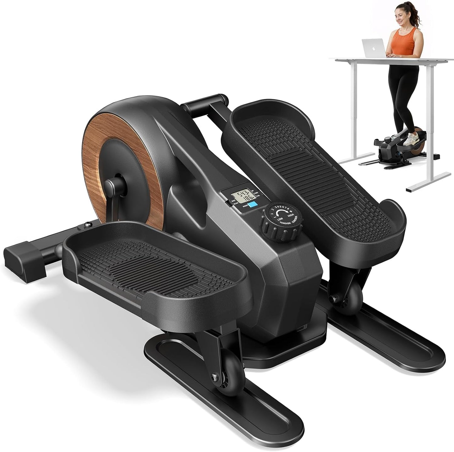 MERACH Under Desk Elliptical Machine for Active Sitting Fitness