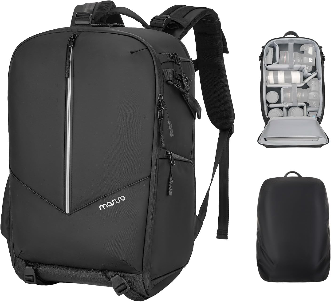 MOSISO Waterproof Camera Backpack for DSLR and Mirrorless