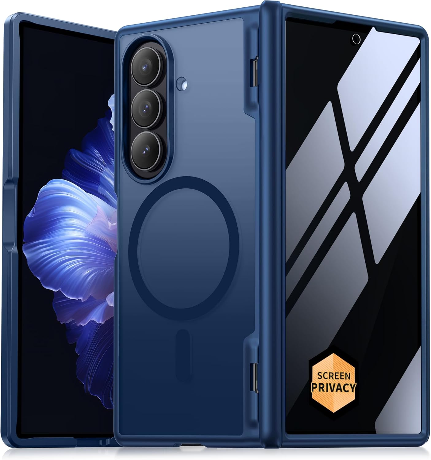 MOBOSI Magnetic Case for Z Fold 7 with Privacy Screen Protector