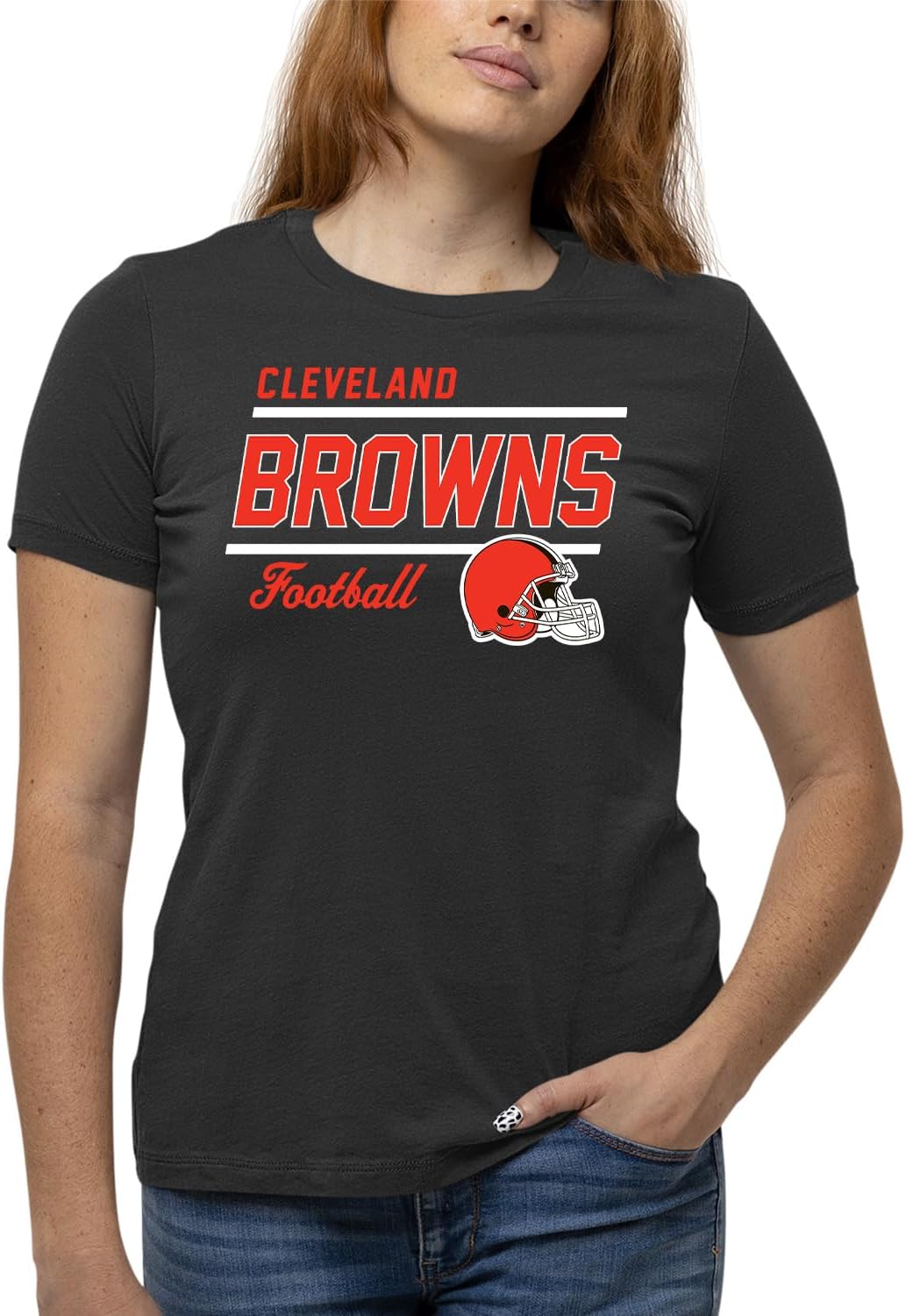 Cleveland Browns Women's Relaxed Fit Gameday T-Shirt for Fans