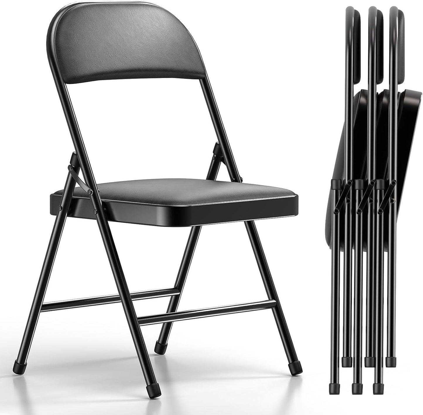Comfortable Folding Chairs with Padded Cushion for Events