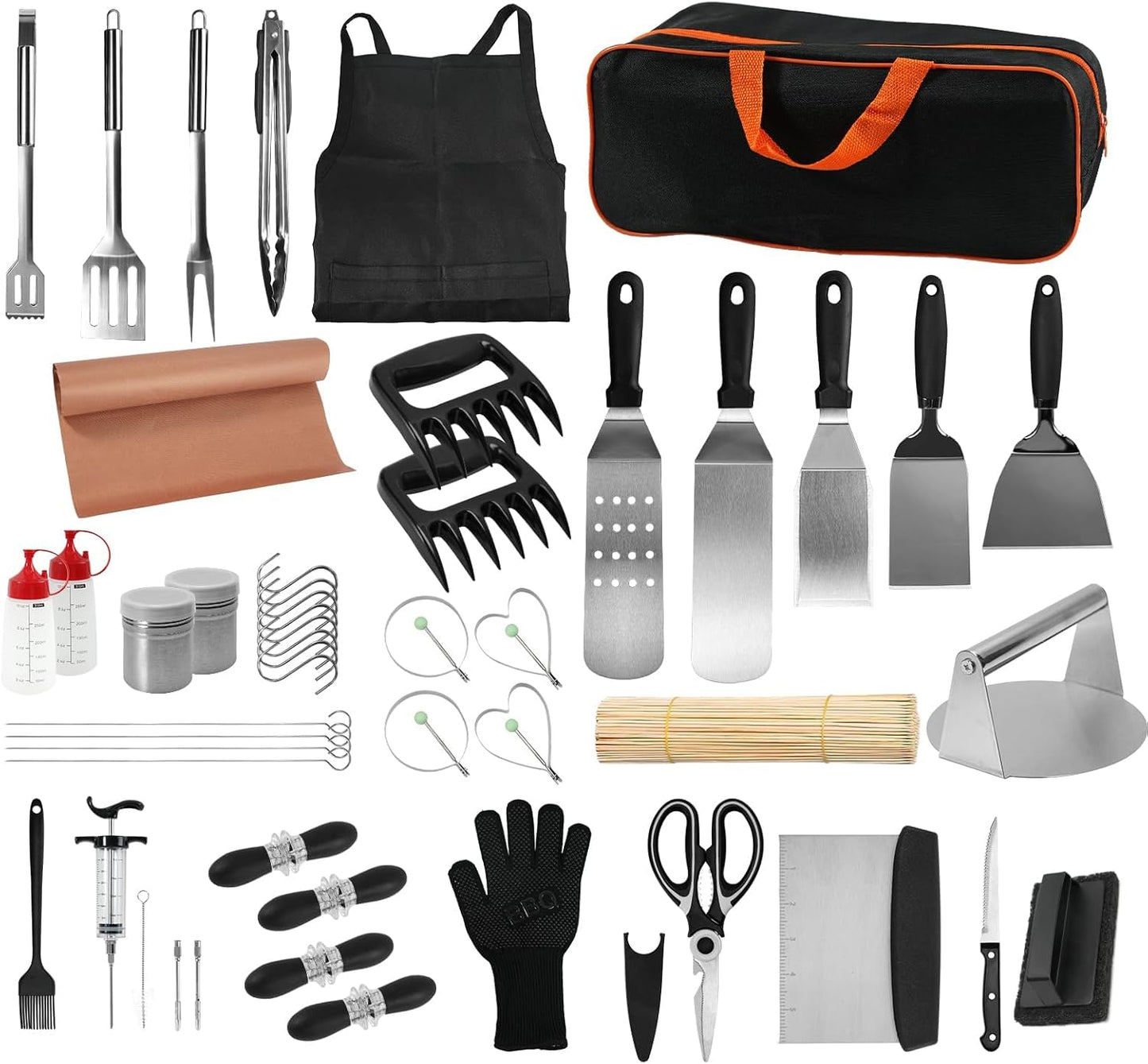 150Pcs Griddle Accessories Kit for Outdoor Barbecue Enthusiasts