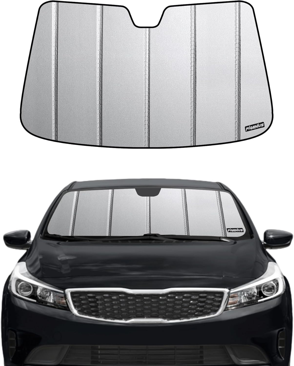 Windshield Sun Shade for Kia Forte Sedan 2014-2018 - Protect Your Car
