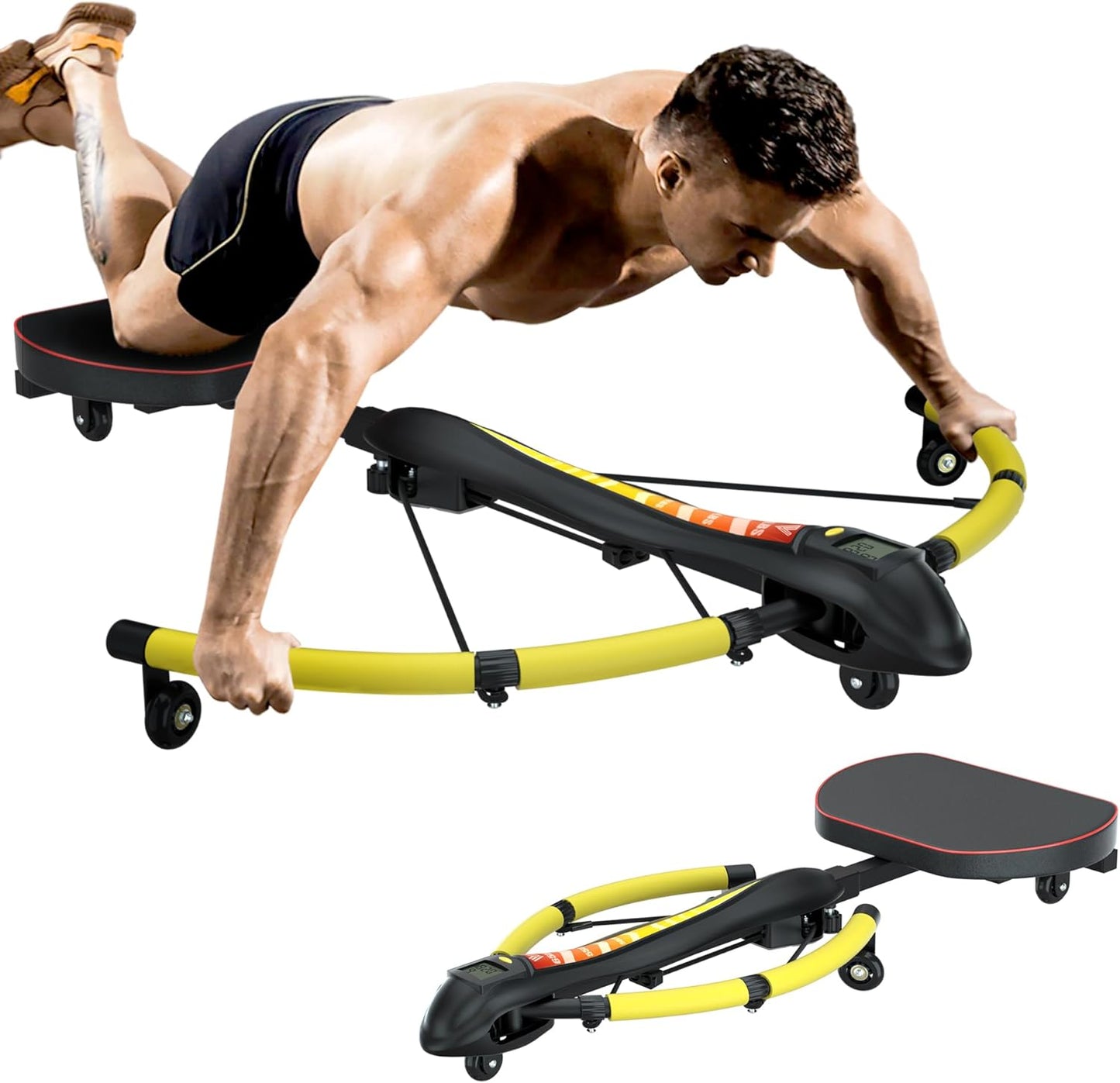VIVITORY 4-in-1 Rowing AB Machine - Total Body Home Workout