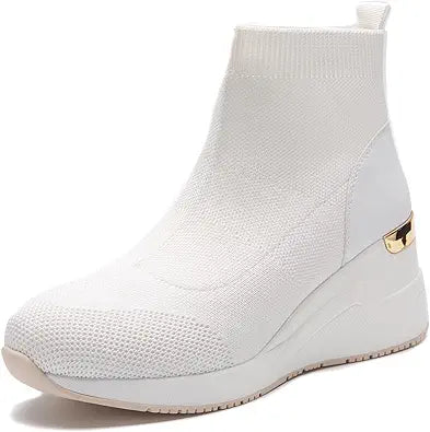 High Heeled Wedge Sneakers for Women - Best Choice for Casual Wear