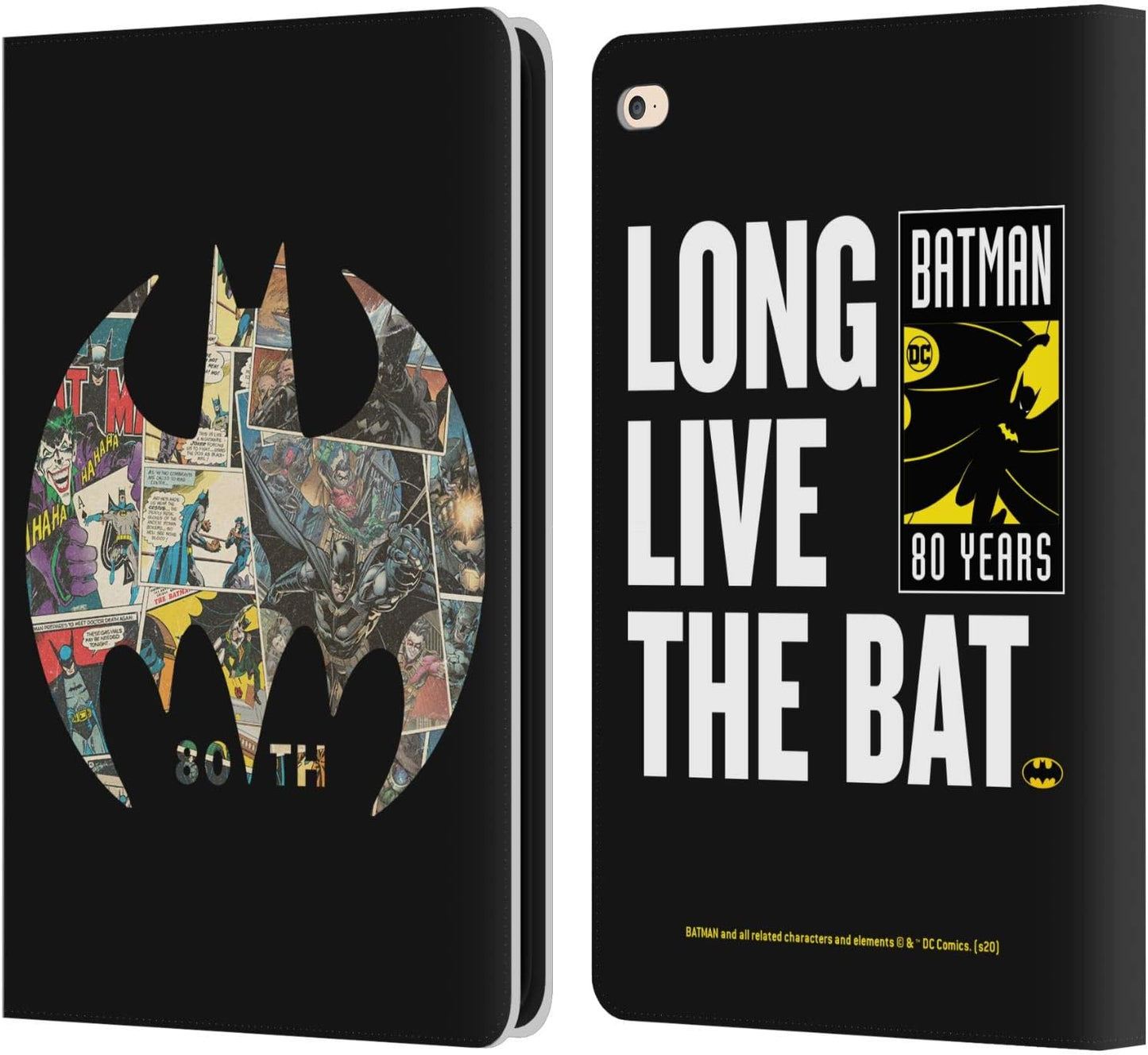 Batman DC Comics Leather Wallet Case for iPad Air 2 - 80th Anniversary