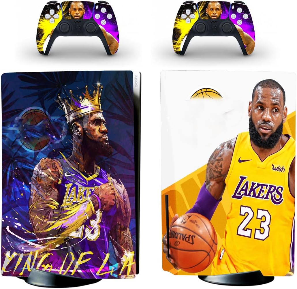 PS5 Basketball Goat Skin Wrap by JOCHUI