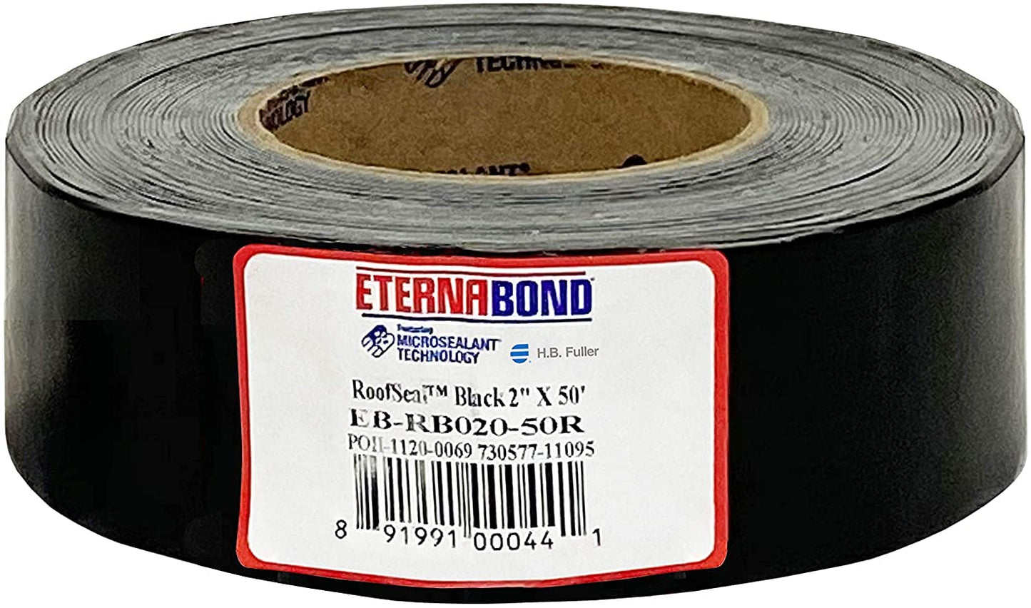 EternaBond RoofSeal Black 2in x50ft MicroSealant for RV Roofs