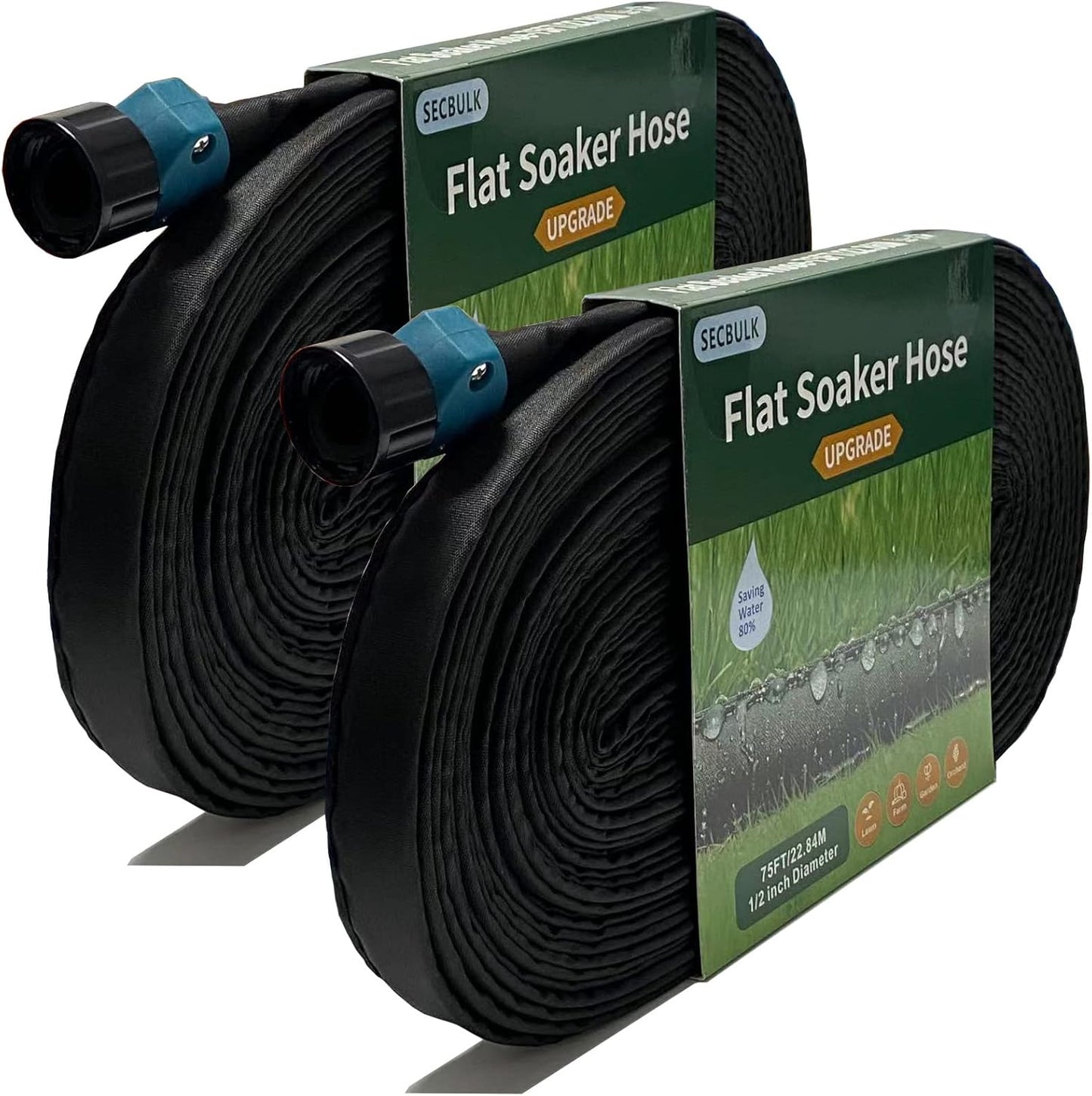 2025 Flat Soaker Hose 150 ft for Efficient Garden Irrigation