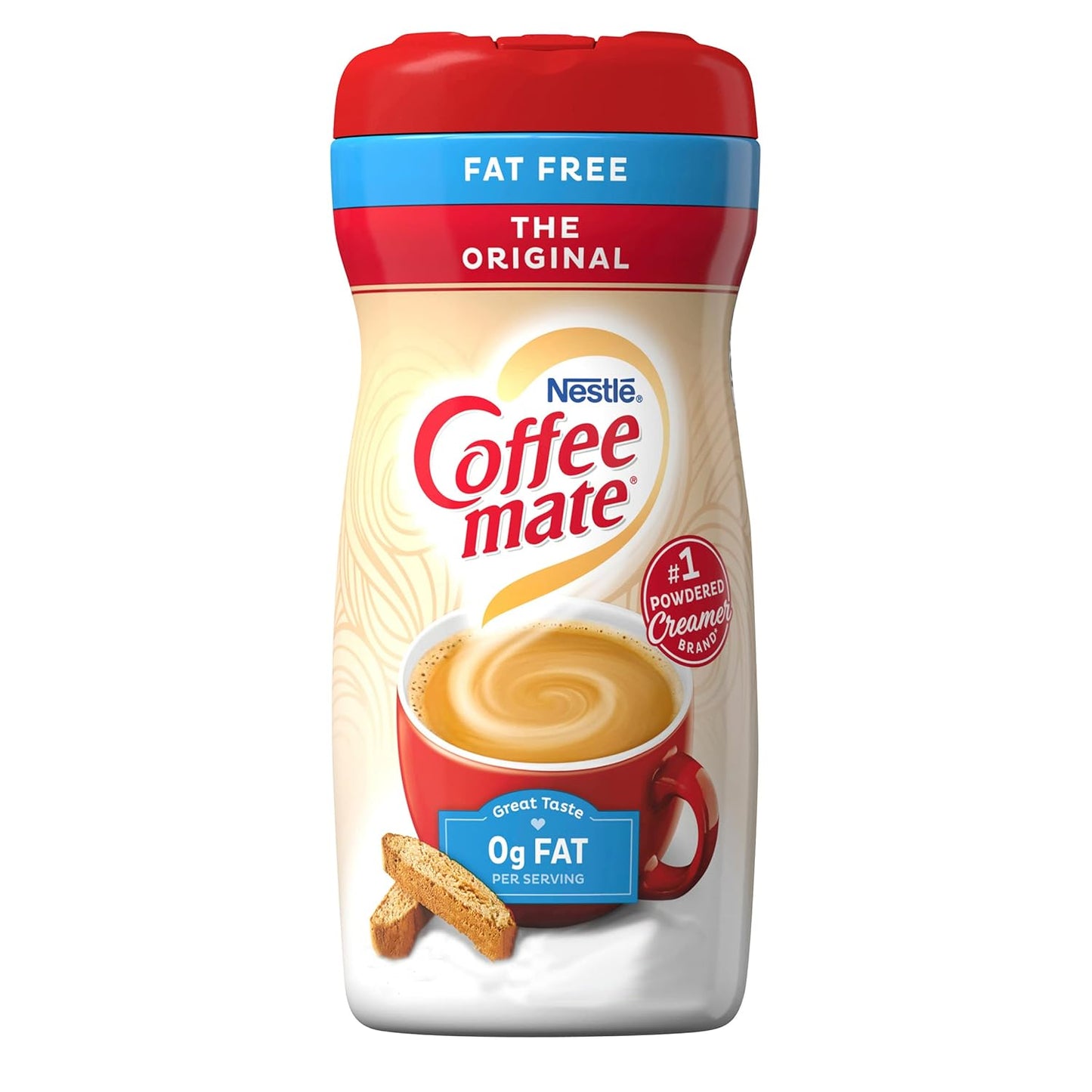 12 Pack Coffee Mate Fat Free Creamer 16oz - Original Taste