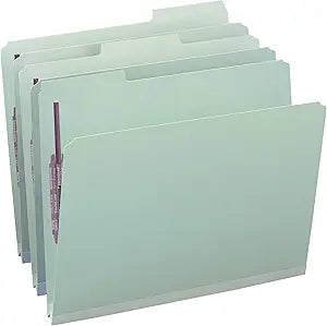 Smead Pressboard Fastener File Folder with SafeSHIELD Technology