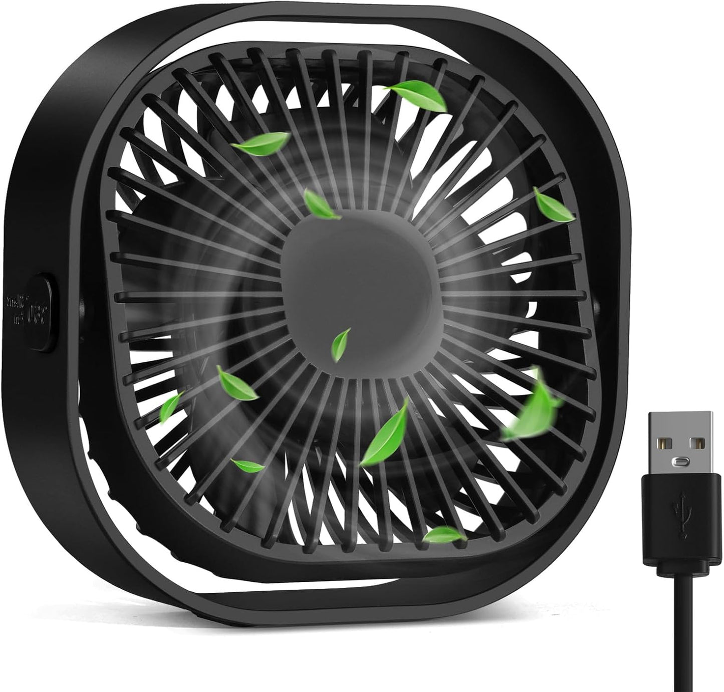 Compact RJVW USB Desk Fan - Stay Cool Anywhere