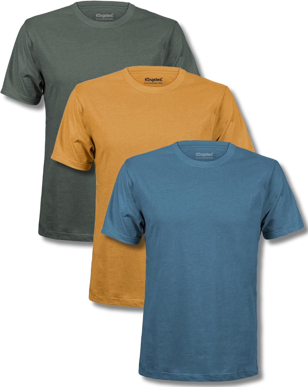 Kingsted Men's T-Shirts Pack - Royally Comfortable Classic Tees