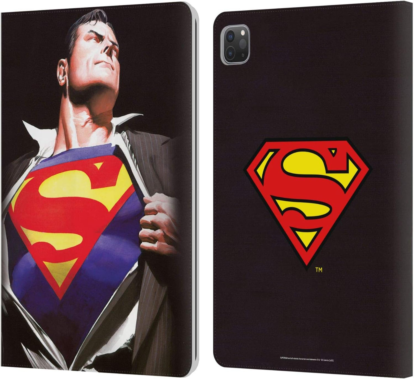 Superman DC Comics Leather Wallet Case for iPad Pro 11 2020 2021