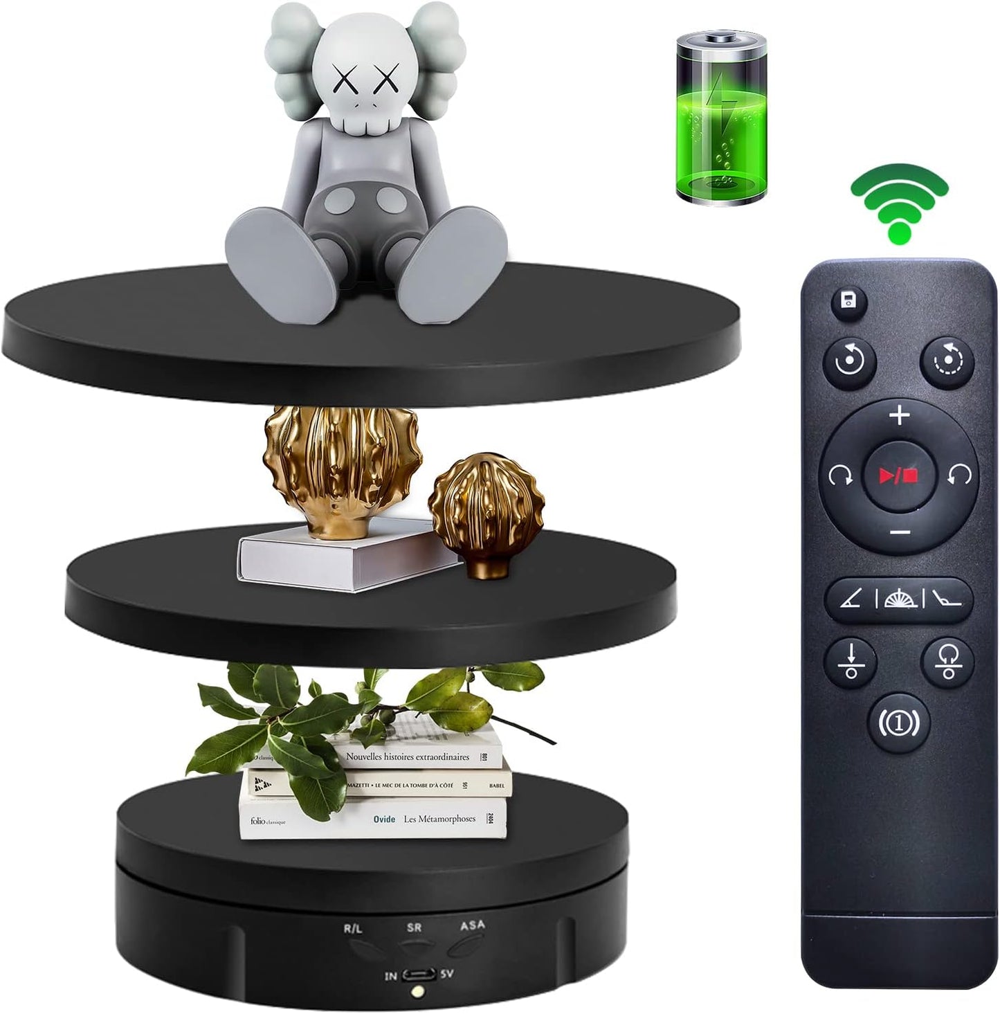 Motorized Rotating Display Stand for Photography Products