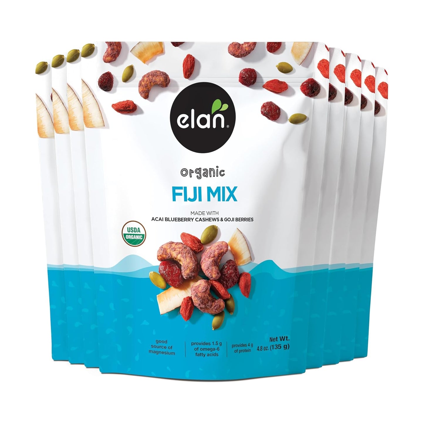 Elan Organic Fiji Mix: Non-GMO, Gluten-Free Superfood Snack