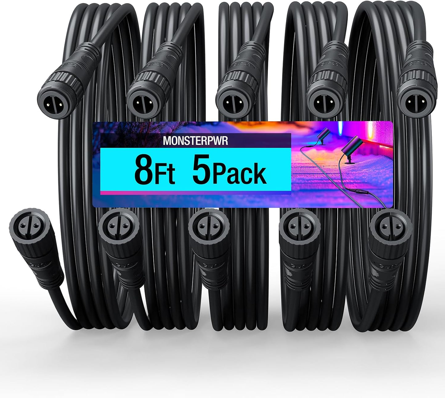 8-Foot Extension Cable for Philips Hue Outdoor Low Voltage Lights