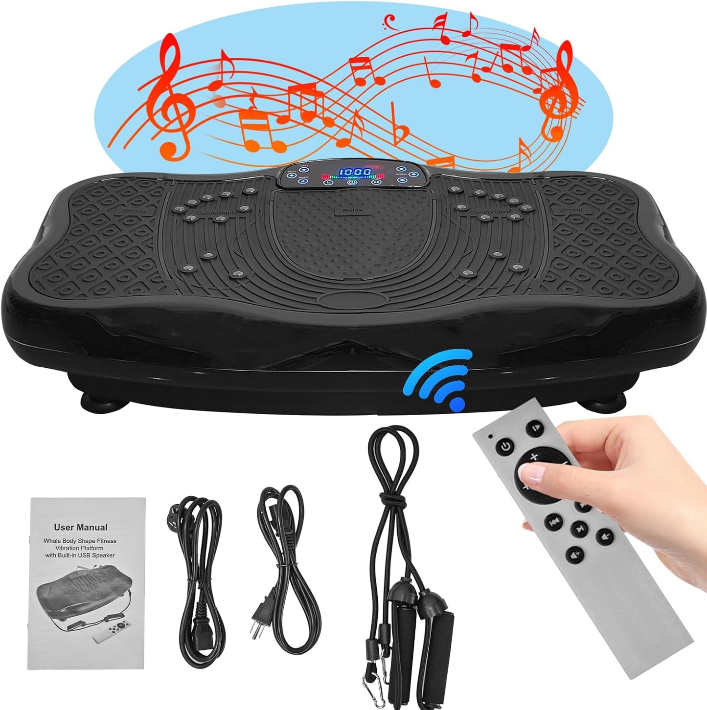 XXL Vibration Plate - 120 Levels for Weight Loss!