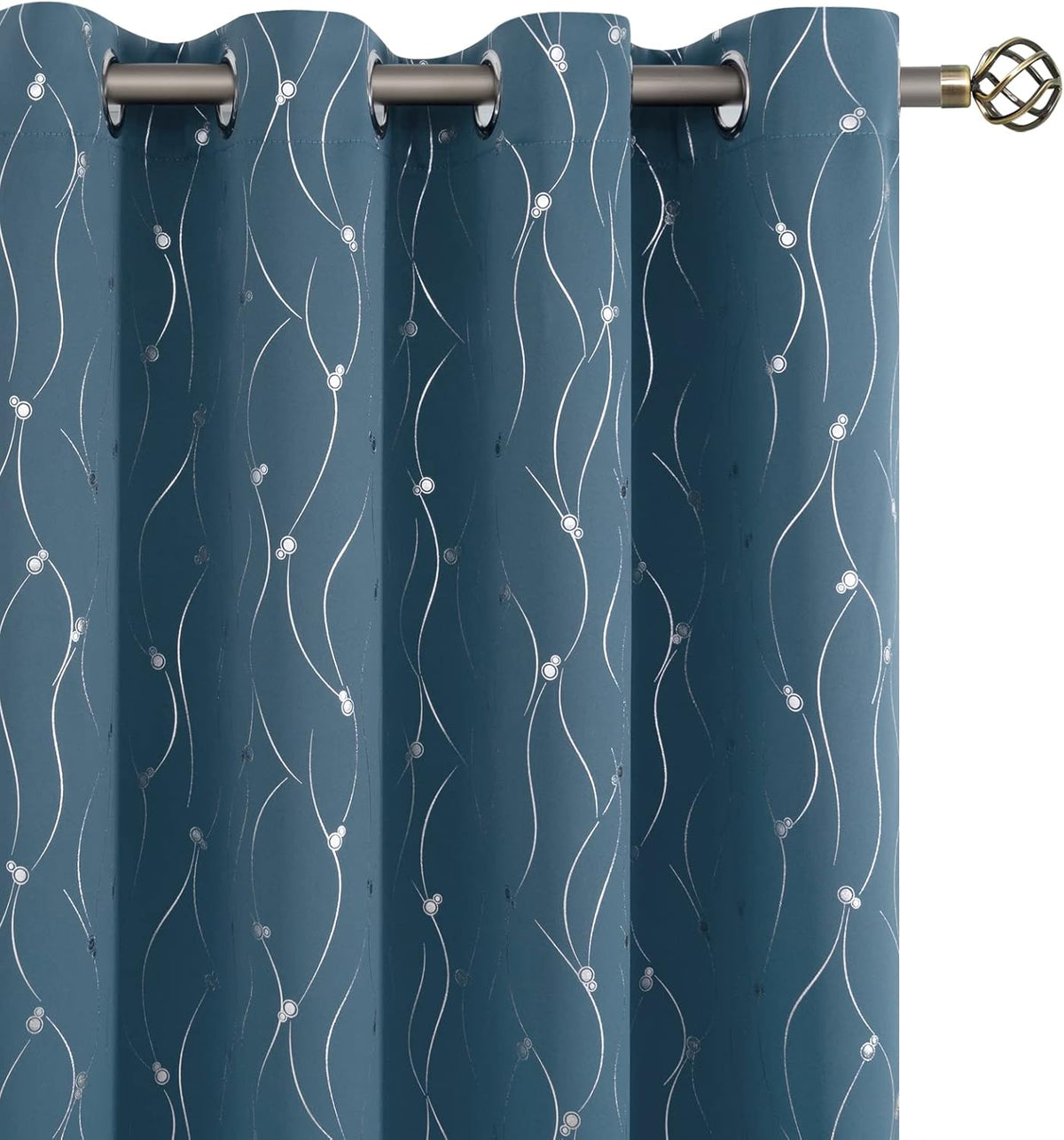 BGment Room Darkening Curtains for Bedroom, 63 Inches Long