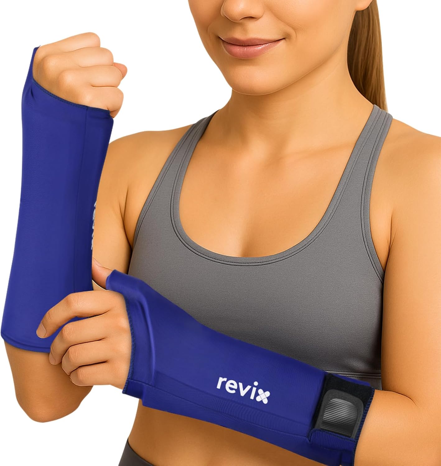 REVIX Wrist Ice Packs - Flexible Cold Compression Wraps for Relief