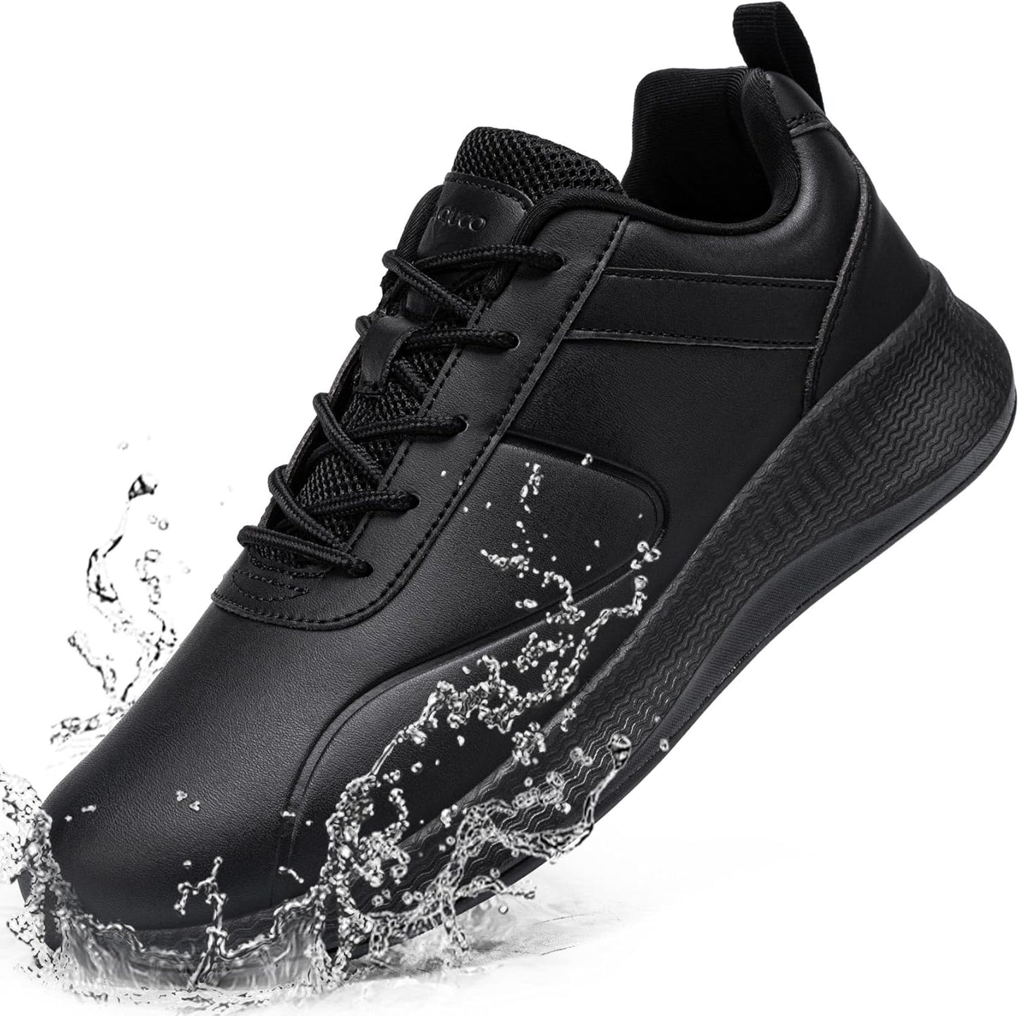 Non Slip Work Shoes for Women - Lightweight Waterproof Chef Sneakers
