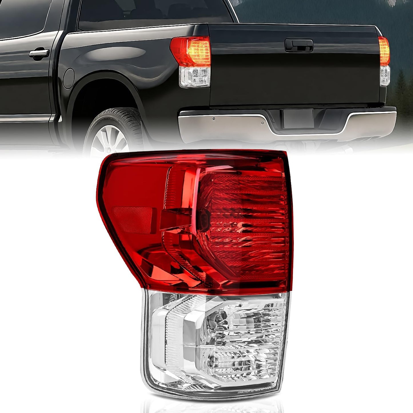 Nilight Taillight Assembly for 2007-2013 Toyota Tundra Models
