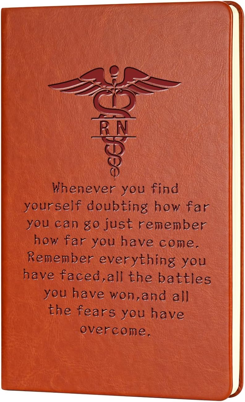 Premium Leather Nurse Journal for New RNs