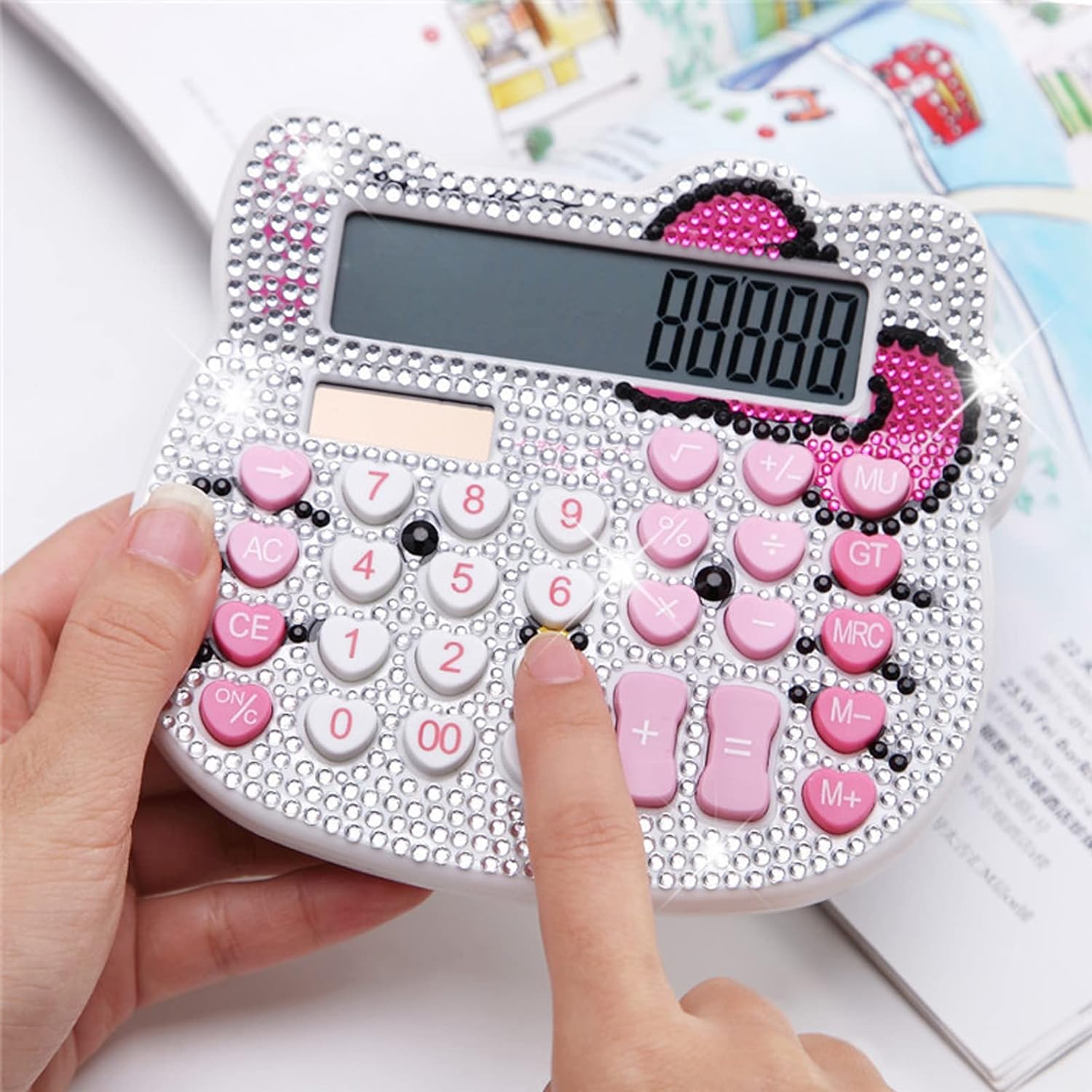 15+ Hello On Calculator Hello Kitty Solar Calculator: Creative & Cute Design, 12-Digit LCD, Du