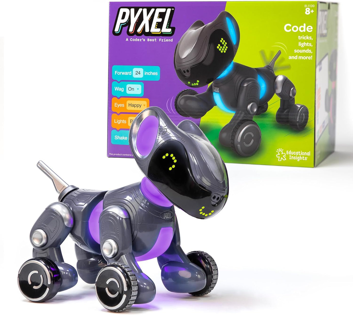 PYXEL Coding Robots - Learn Blockly & Python!