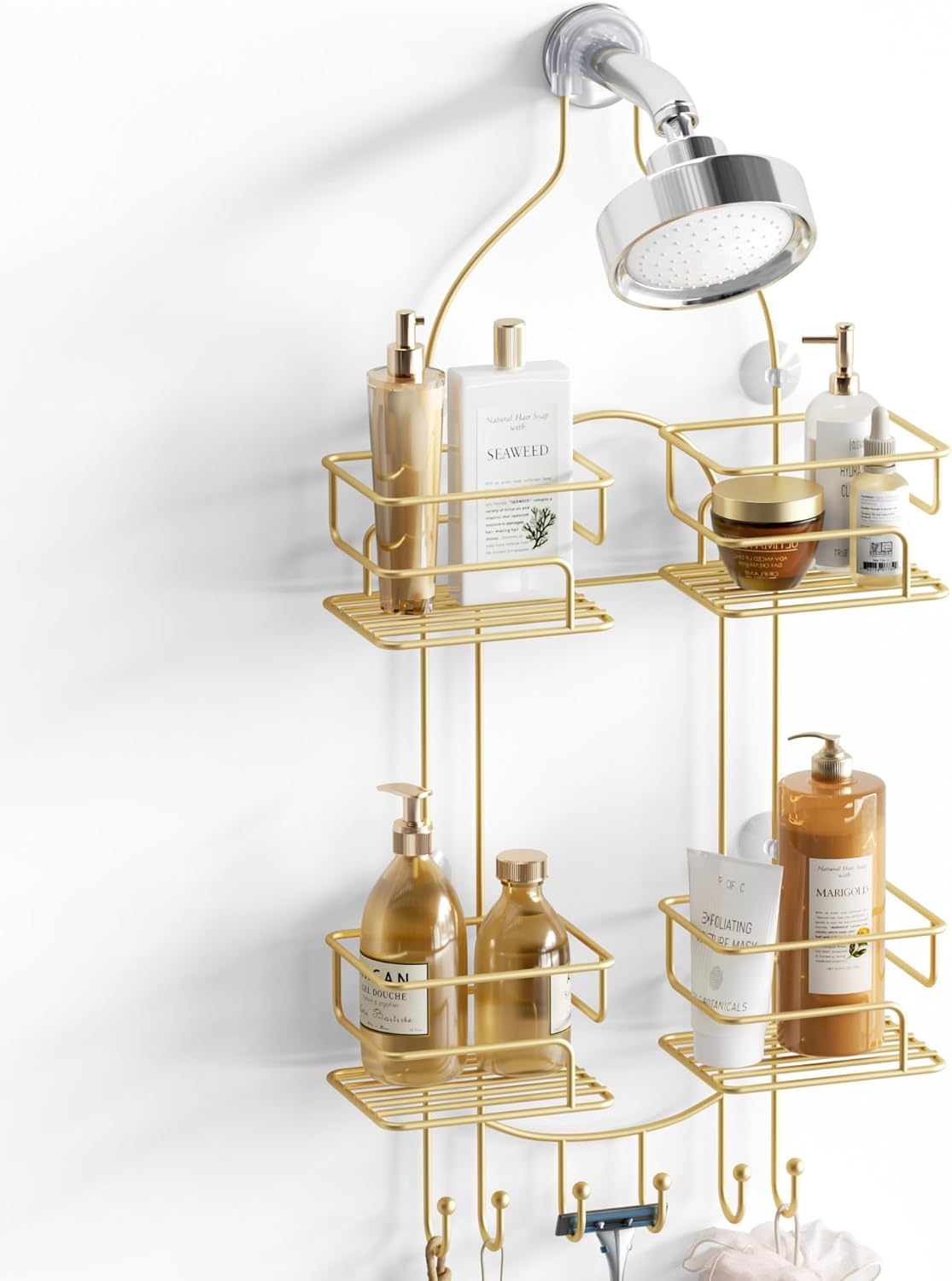 SRIWATANA Shower Caddy Hanging Organizer for Bathroom Storage