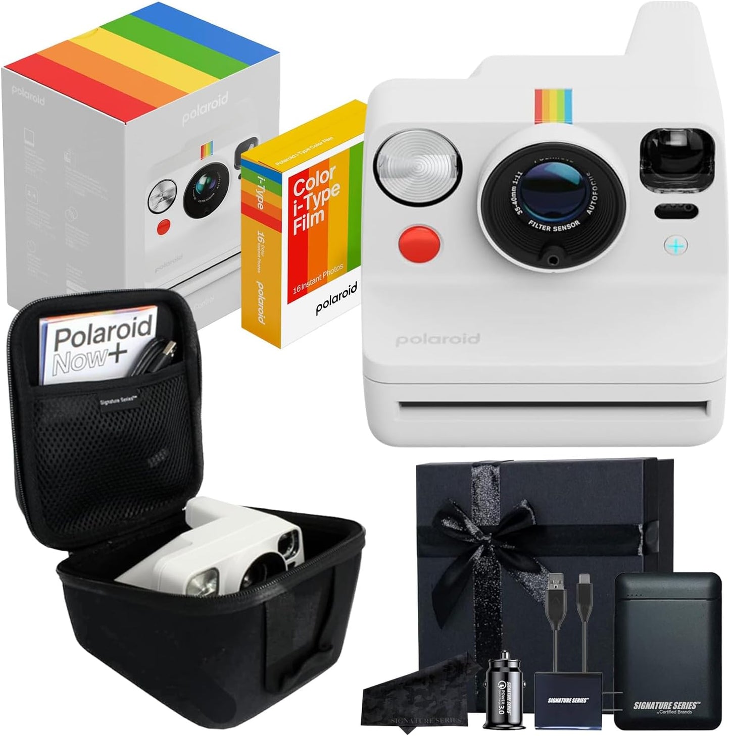 Polaroid Now+ 3rd Generation Instant Camera with Gift Bundle