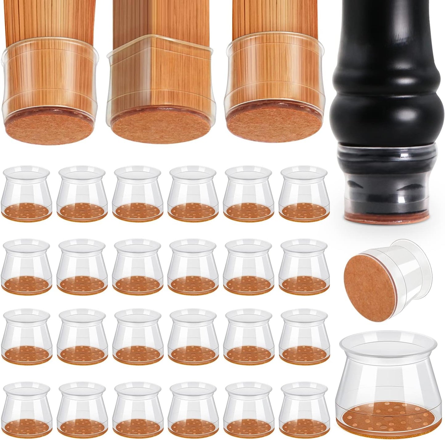 Protect Hardwood Floors with Ansible Chair Leg Protectors