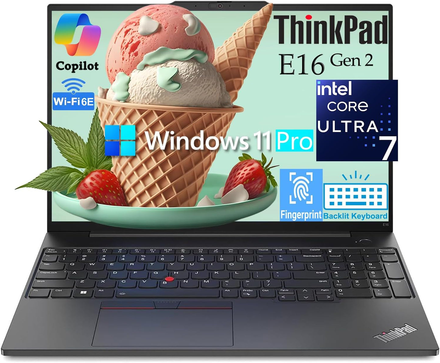 Lenovo ThinkPad E16 Gen 2 Laptop with Intel Ultra 7 Processor