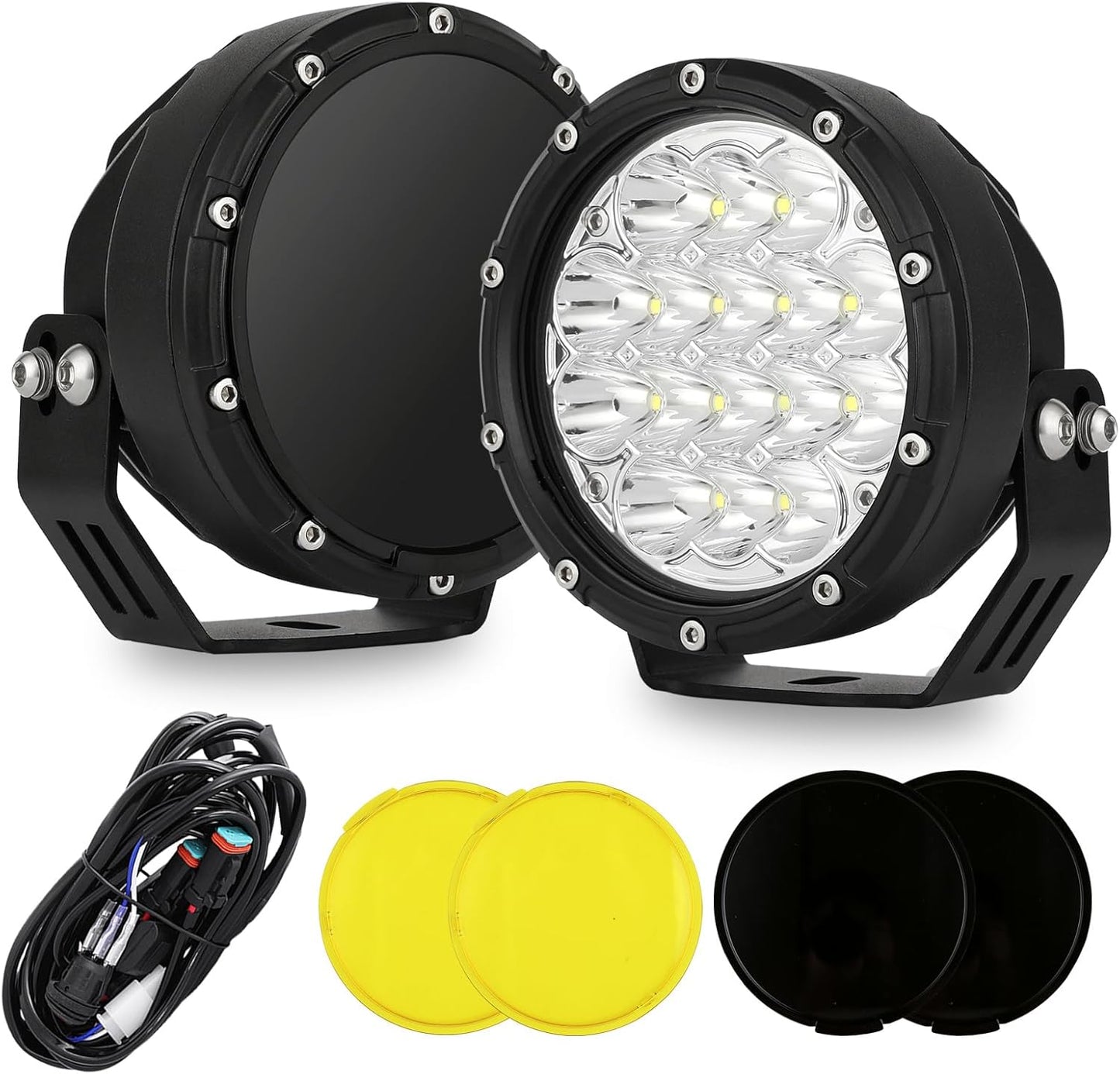 BIGLION.X 5 Inch Round Offroad Lights for Trucks and SUVs