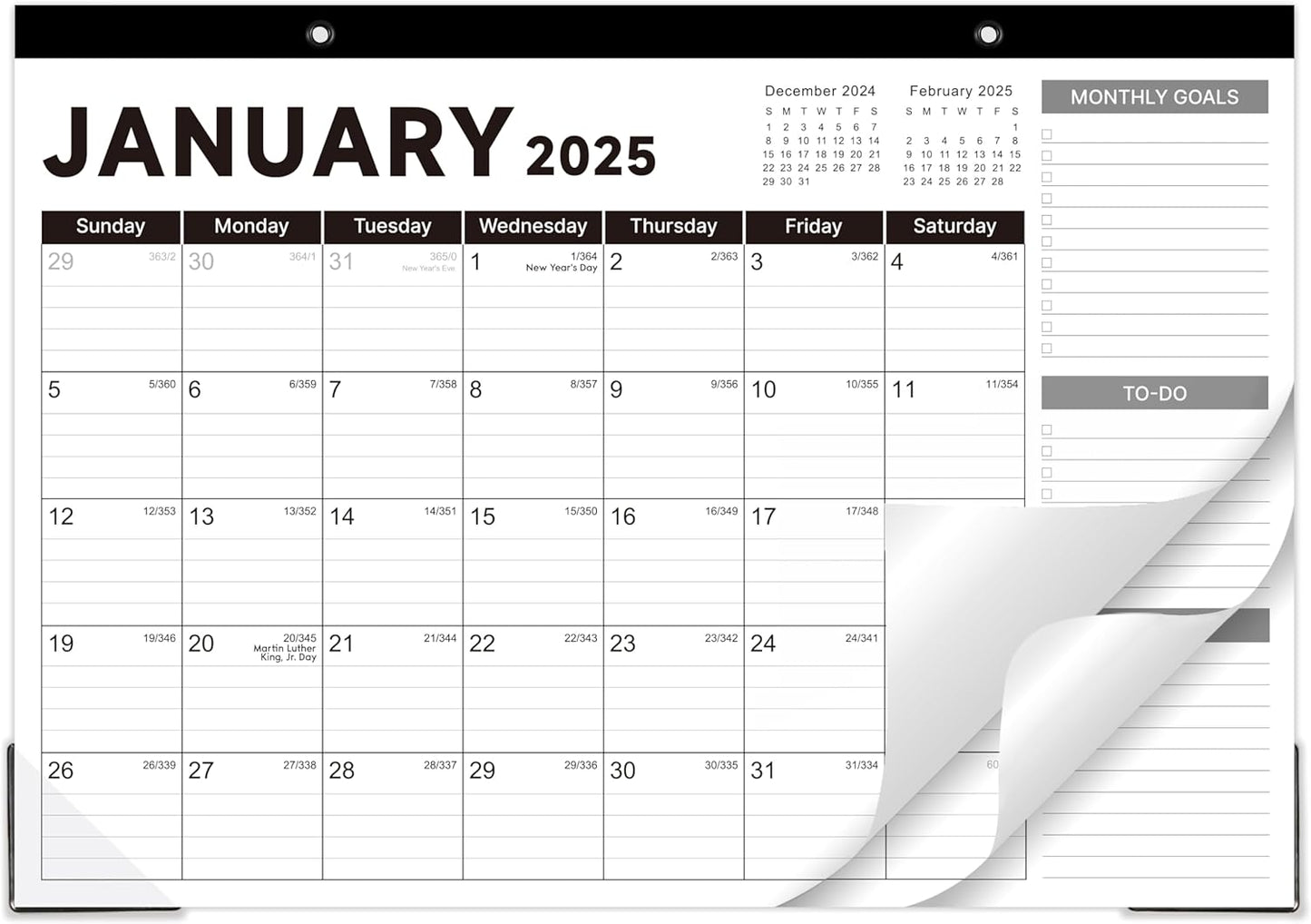 2025 Desk Calendar - Organize Your Year!