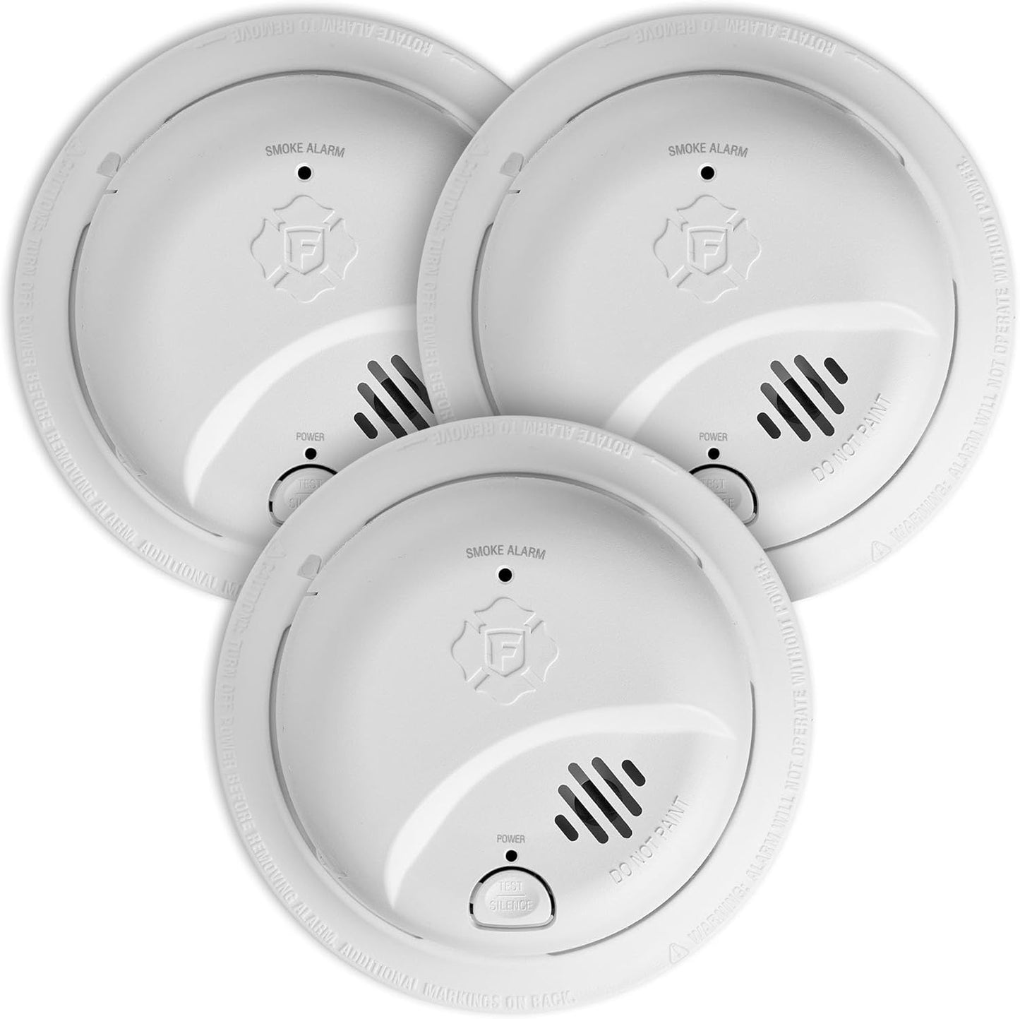 First Alert Smoke Alarm 3-Pack with Battery Backup and Interconnect