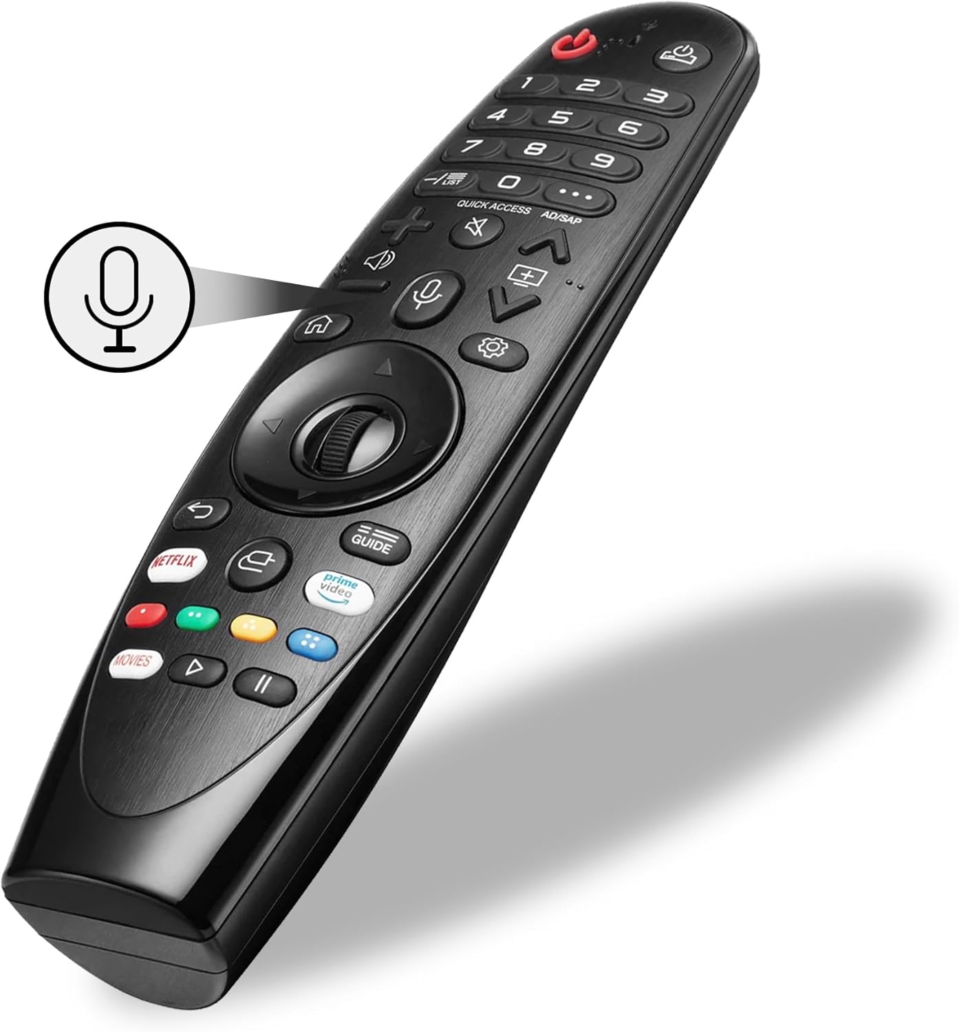 ZYK Universal LG Smart TV Remote - Voice Command & Pointer