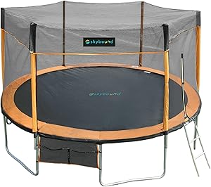 SkyBound 14ft Trampoline with Enclosure Net for Safety